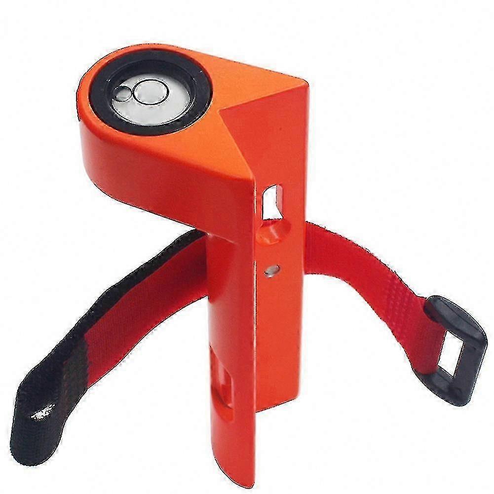 Carbon Fiber Centering Pole with Bubble Leveler, Right-Angle Strap, Portable Vertical Alignment Tool, Orange-Splendid