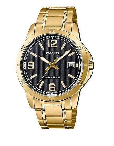CASIO COLLECTION CASUAL DATE GOLD - BLACK