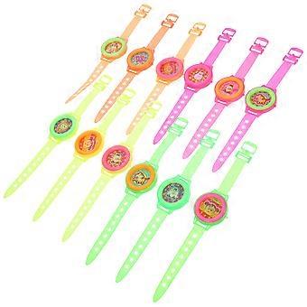 Creative Watch Toy for Playing 25Pcs Kids Pattern Change Wristwatch Bundle