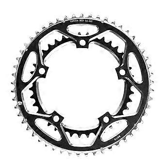 Kaesi 2Pcs/Set 56T-44T Integrated Bicycle Chainwheel High Strength Aluminium Alloy Frosted Surface Metal Chainring for Road Bike