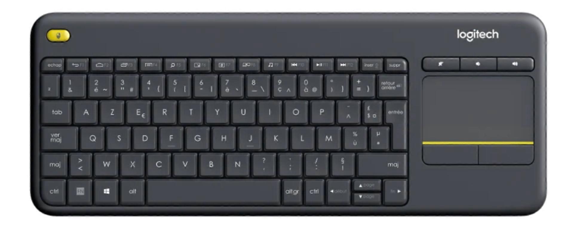 Logitech k400 plus wireless touch keyboard