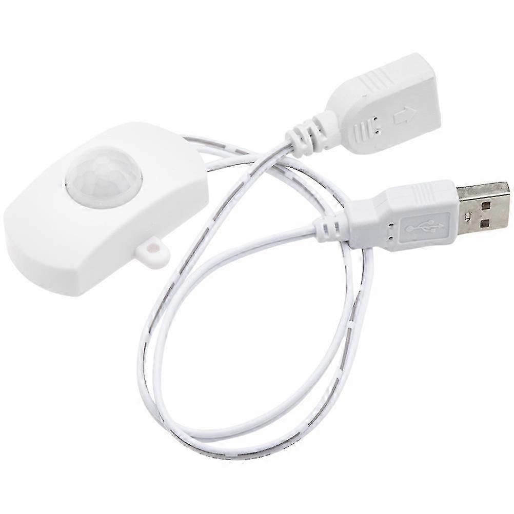 LED Strip Sensor Controller with High Sensitivity and 120 Degree Detection Angle for Switch White Color ABS Material