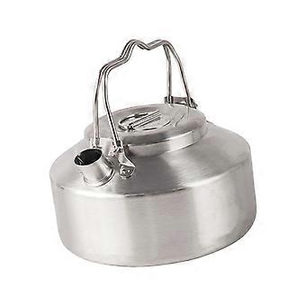 Camping Kettle 304 Stainless Steel Lightweight Fast Heating Durable for Outdoor Cooking