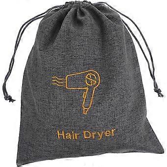 Universal Travel Bag for Hair Dryer Faux Linen Cover Waterproof Case for Wedding Dress Hair Dryer