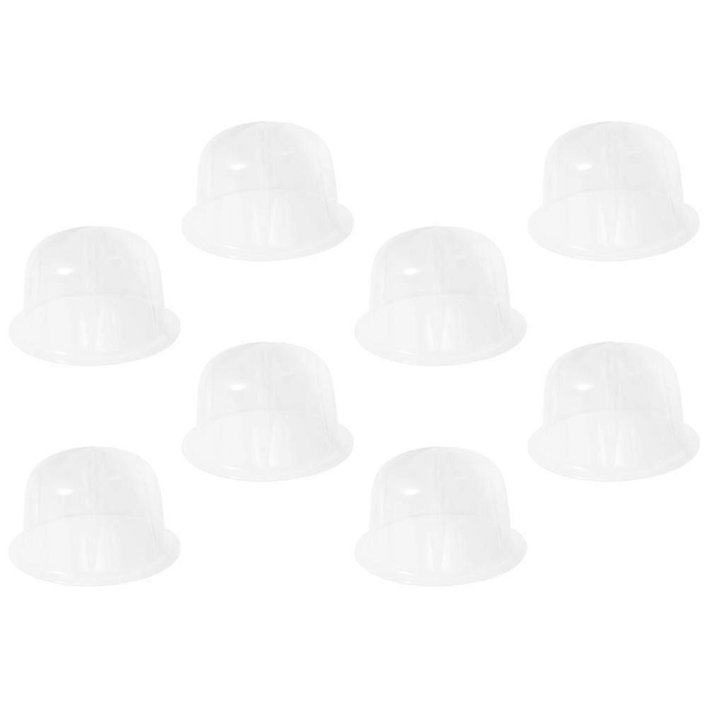 Plastic Dome Hat Holders, 8Pcs, for Baseball Caps, Home Storage