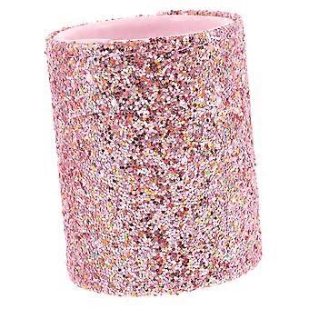 Make-up-Pinsel-Organizer mit Glitzerakzenten – Kompaktes Reiseetui für Pinsel und Stifte