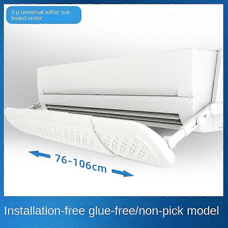 Air Conditioner Deflector Adjustable Anti-Direct Wind Shield Universal Wall-Mount Large Panel