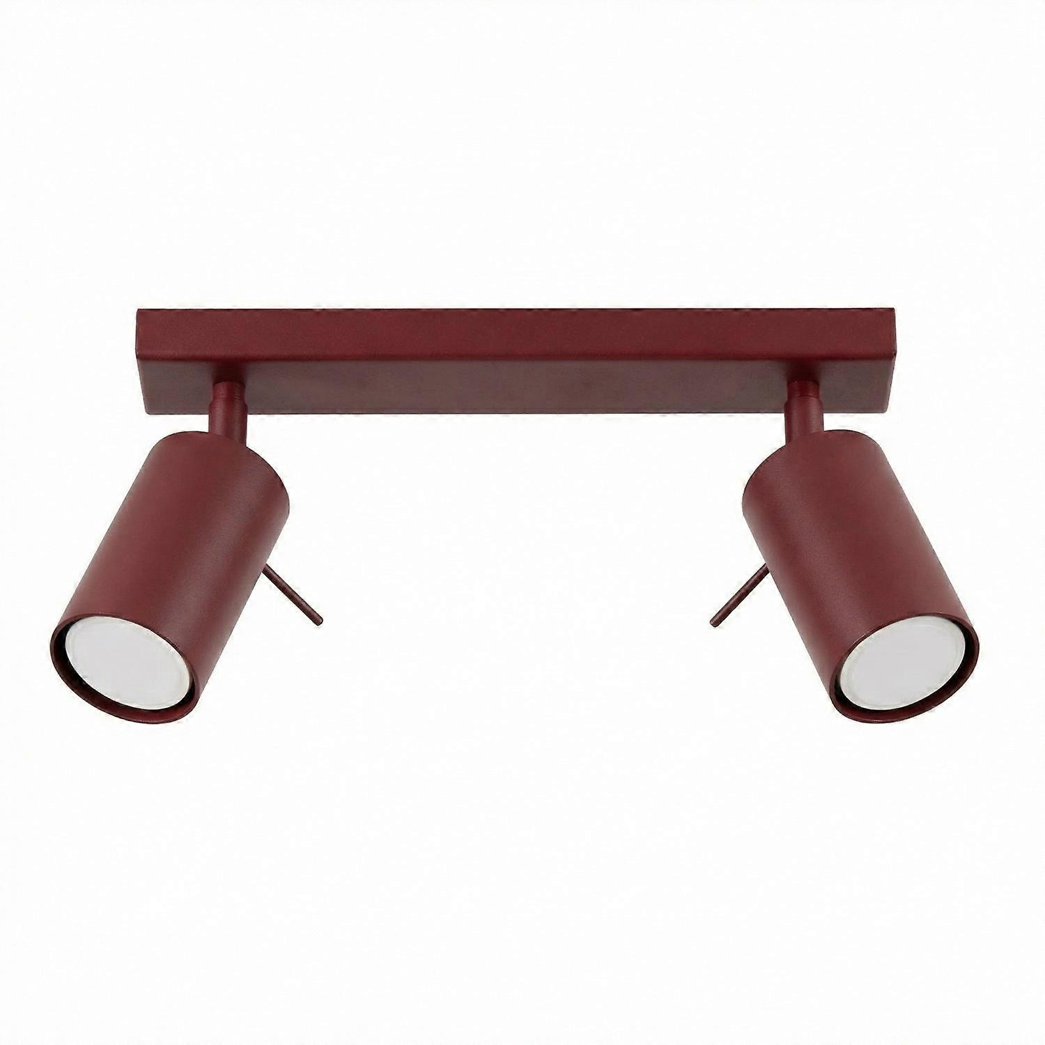 Ceiling lamp RING 2 burgundy