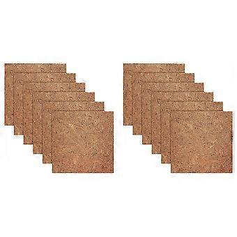 2x Natur-Kokosfasermatte, Reptilienteppich, Terrariensubstrat für Echsen, Schlangen, Schildkröten, Leguane und Geckos