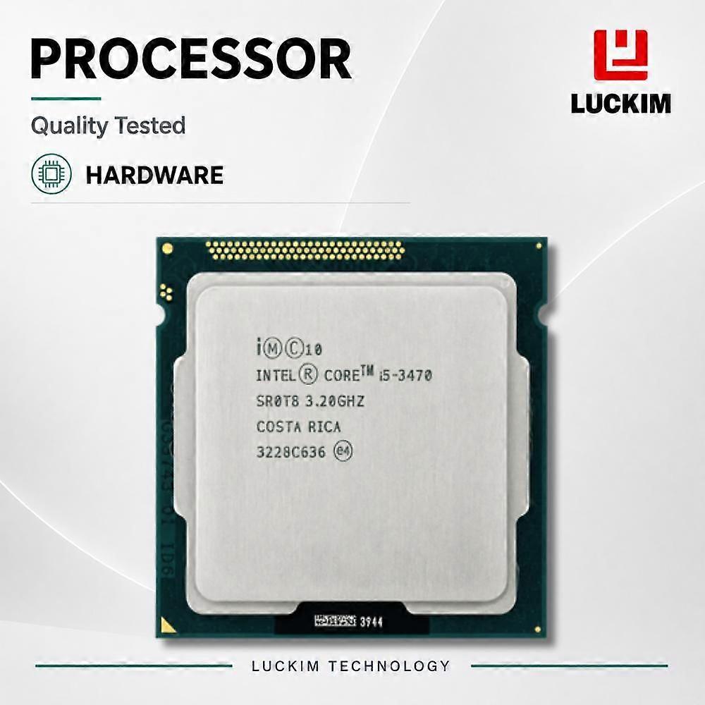 I5-3470 4-Core 4-Thread Desktop CPU Processor 3.2-3.6GHz 6MB Cache LGA1155 77W