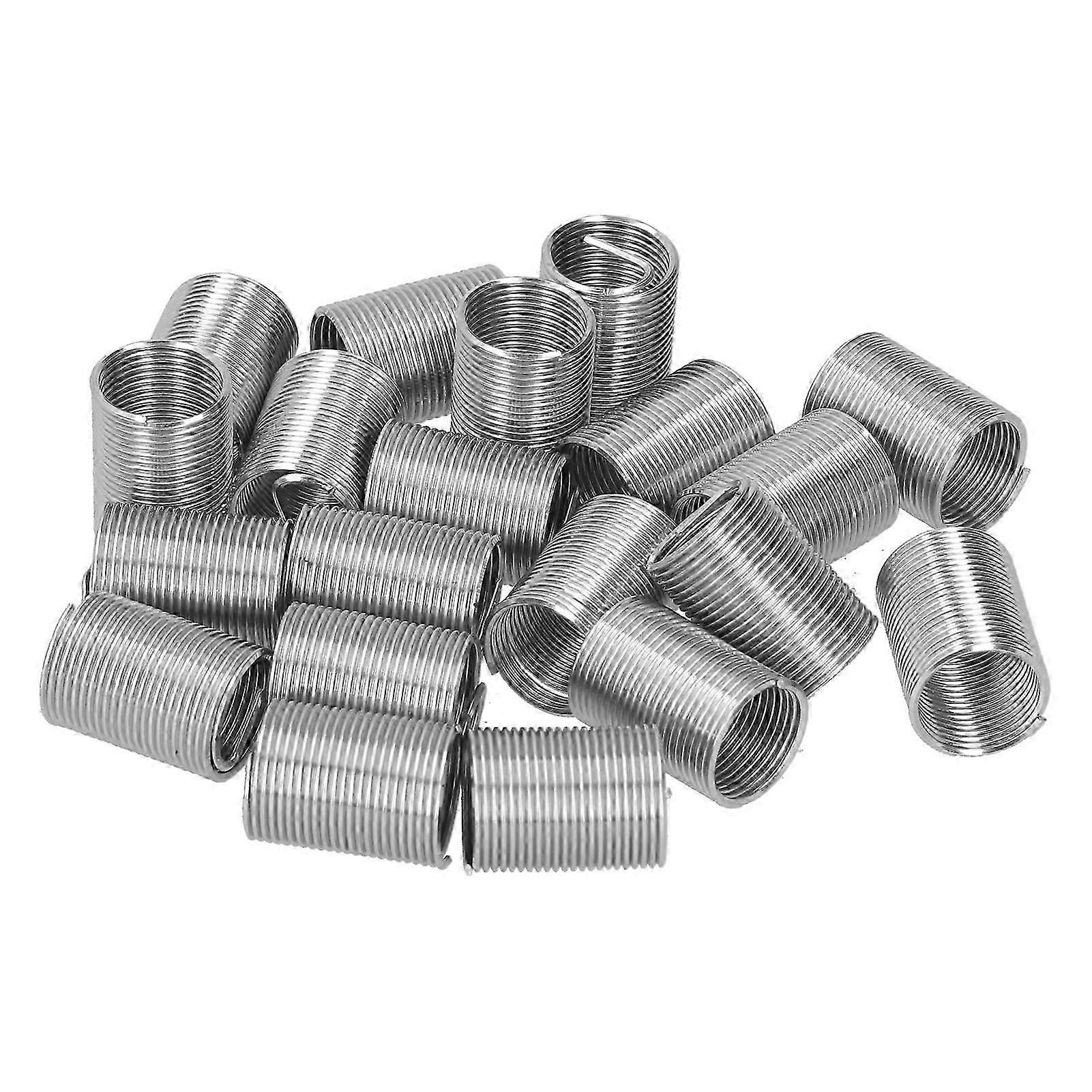 Threaded Expand Socket Set 20Pcs M14 x 1.25 Spiral Circle Insert Reducer Nut 2.5D