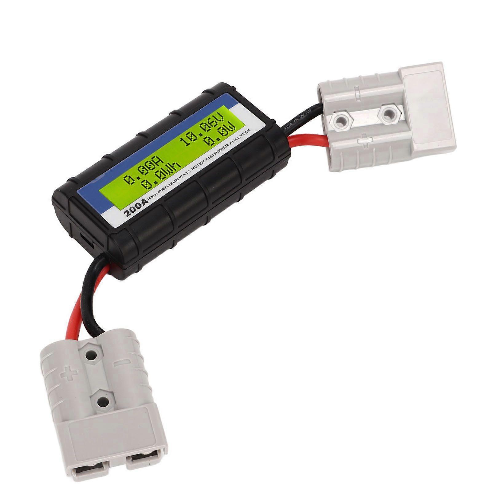 Power Analyzer 200A Watt Meter with Backlight LCD Screen