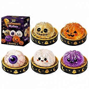 Stress Relief Squeeze Halloween Ghost Squishy Toy in Maltose Gift Box Set