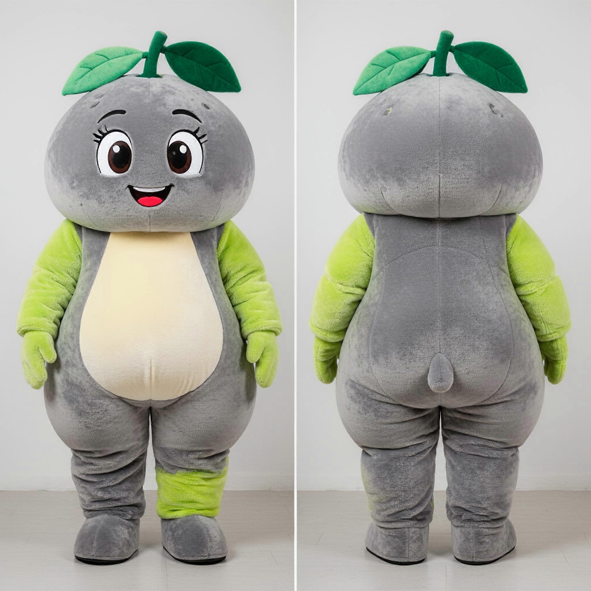 MASTICOT Pale Yellow Rounded Grapefruit Mascot