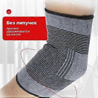 Compression Elbow Joint Support 1 Pair Adjustable Polyester-Cotton Strap for Martial Arts Boxing Sports Elbow Protection
