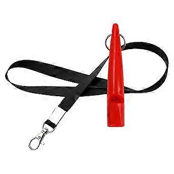 Dog Training Whistle 211.5 with Whistle Straps Food Grade ABS Standardized Frequency Loud Long (Red)