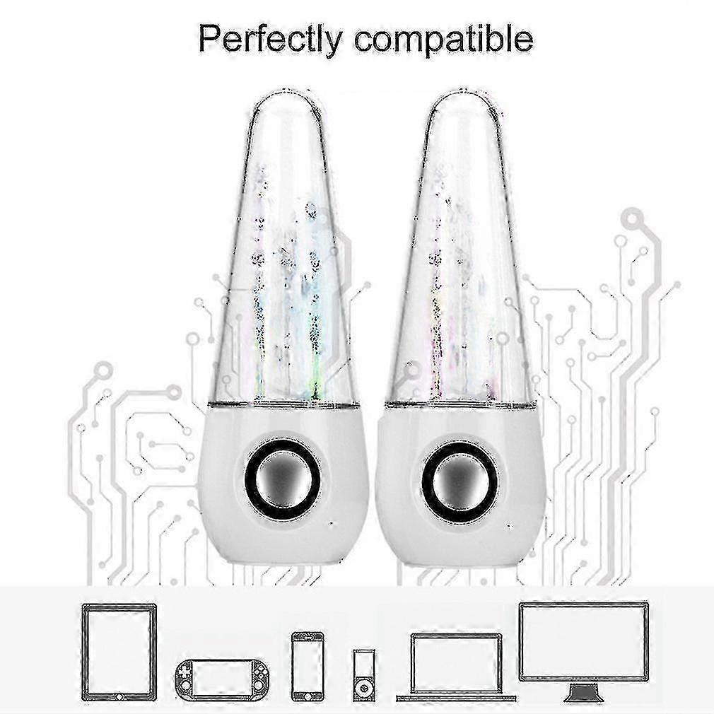 Bluetooth Wireless Speakers Dancing Water Speaker With Multicolored Led Light