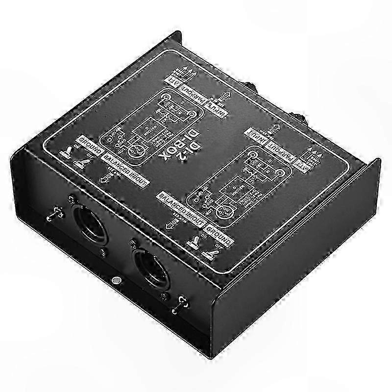 o Box - Passive DI Unit with Input Pad compatible with Guitar and Other Instruments