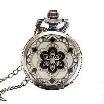 1Pc Quartz Pocket Watch Vintage Pocket Watch Portable Watch compatible with Man Women