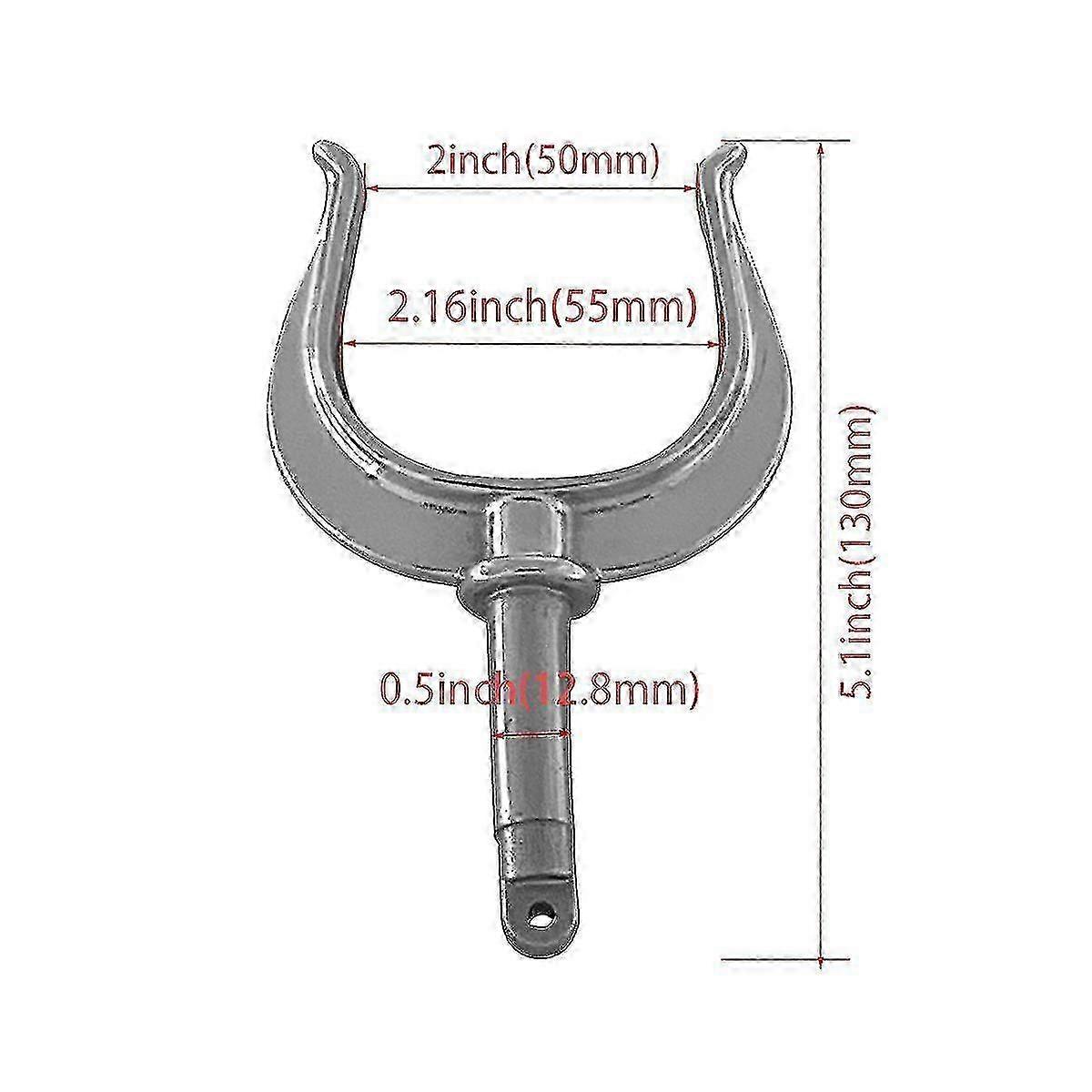Saltwater-Ready Stainless Oarlock Socket
