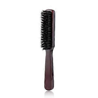 Vintage Men Beard Brush Wood Handle Bristle Moustache Cleaning Brush Hair Styling Comb Shaving Tool