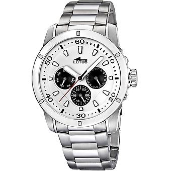 Lotus Quartz Analog Man Watch with L15810/1 Stainless Steel Bracelet