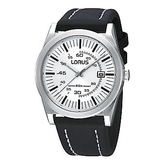Lorus Watches Quartz Analog Man Watch with Cowhide Bracelet RH983BX9