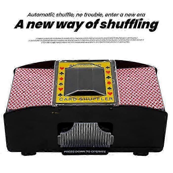 Dual-Deck Electric Card Shuffler