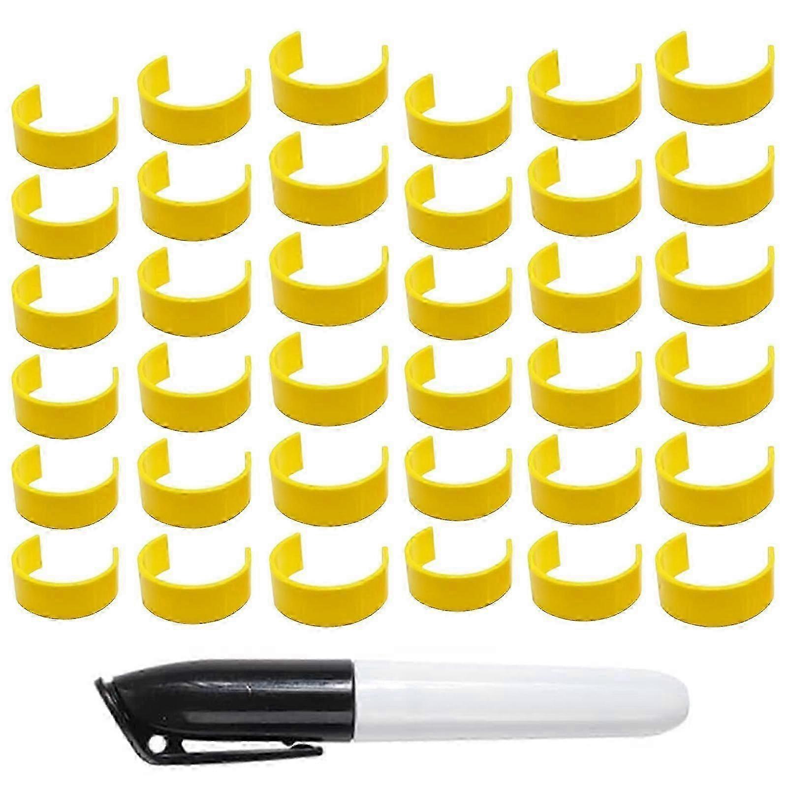 Flexible Pill Bottle Label Holder Set