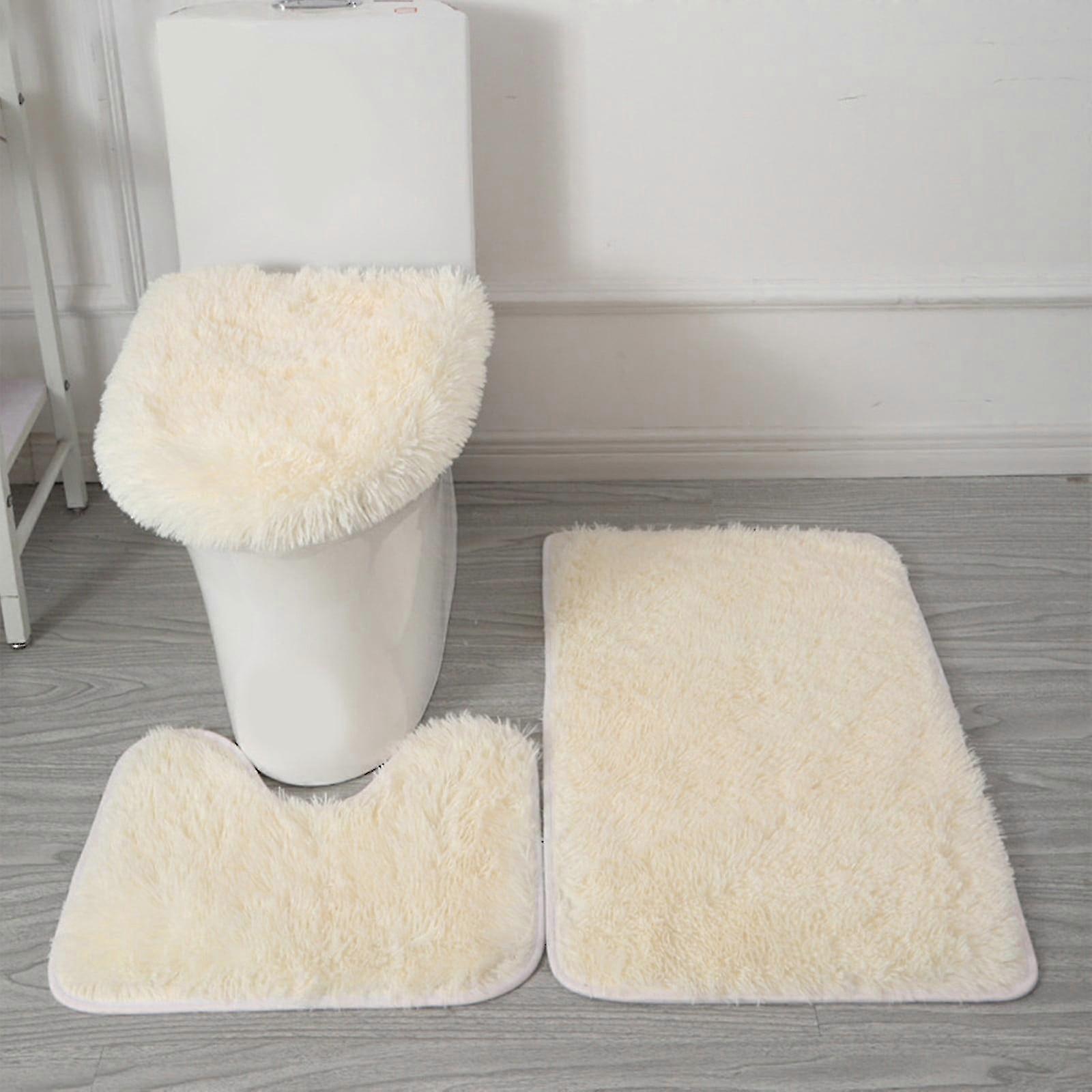 Absorbent 3-Pc Bathroom Mat Set