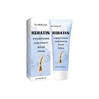 60ml/box West&Month Keratin Smoothing Treatment Cream, Repairing Silky Hair Nourishing Hair Mask Treatment Cream