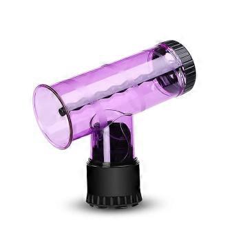 Hårtorkspridare med 360° roterande luftflöde för naturliga lockar och mindre friss. Lila tillbehör.