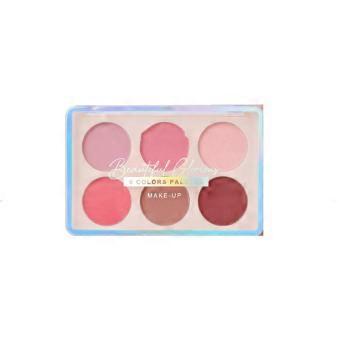 9 Color Eyeshadow Palette with Glitter and Pearl Shimmer, Multi Finish Formula for Eyes and Cheeks