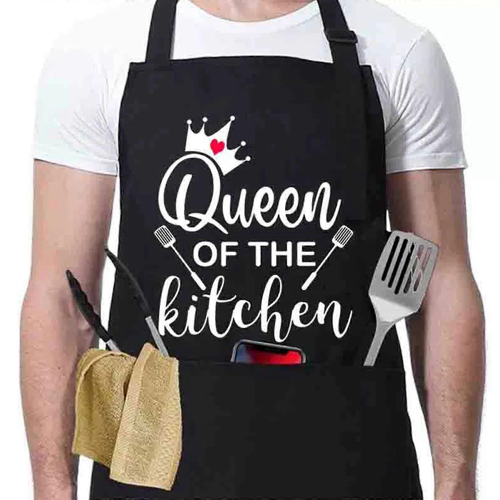 Black Adjustable Cooking Apron