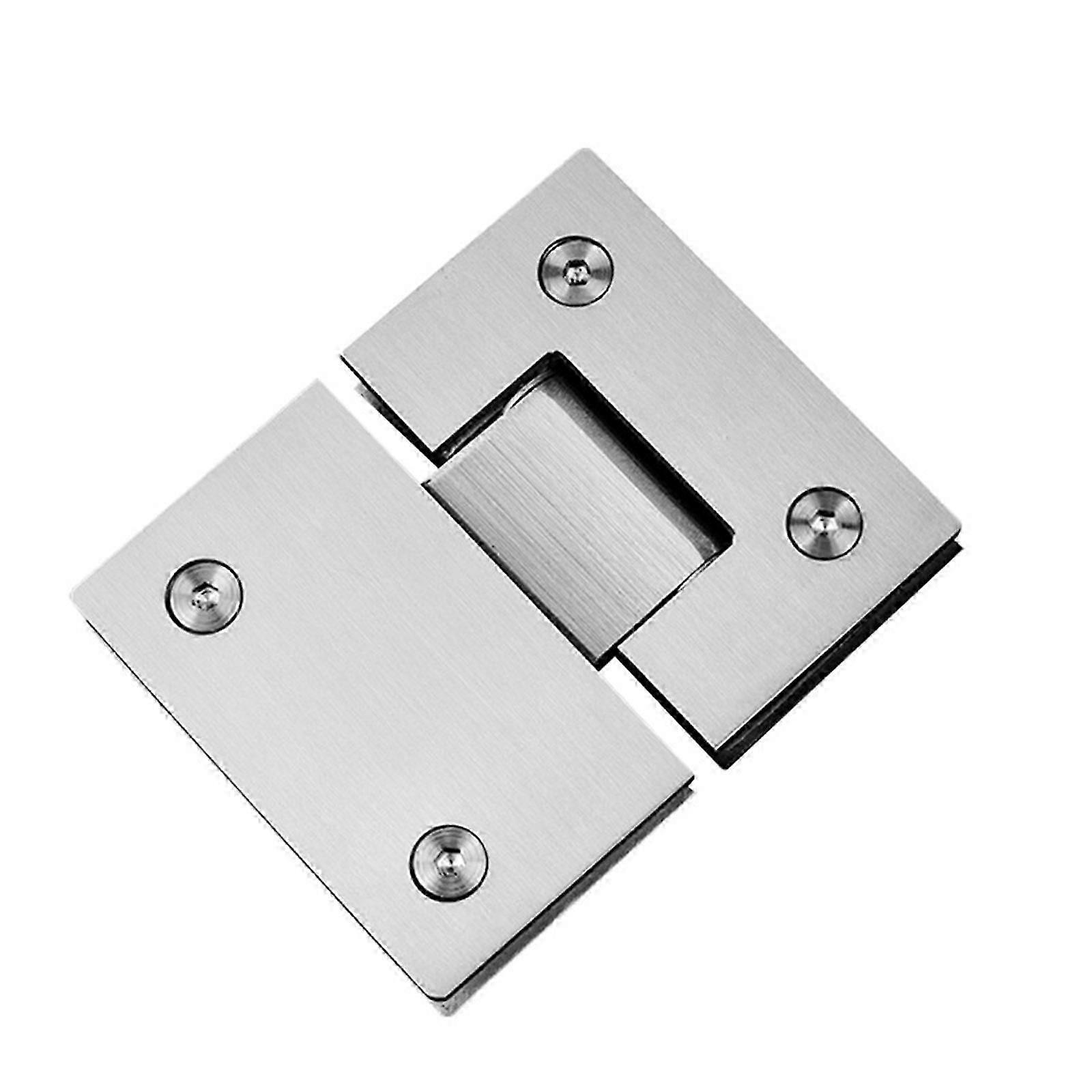 180° Opening Brushed Stainless Hinge