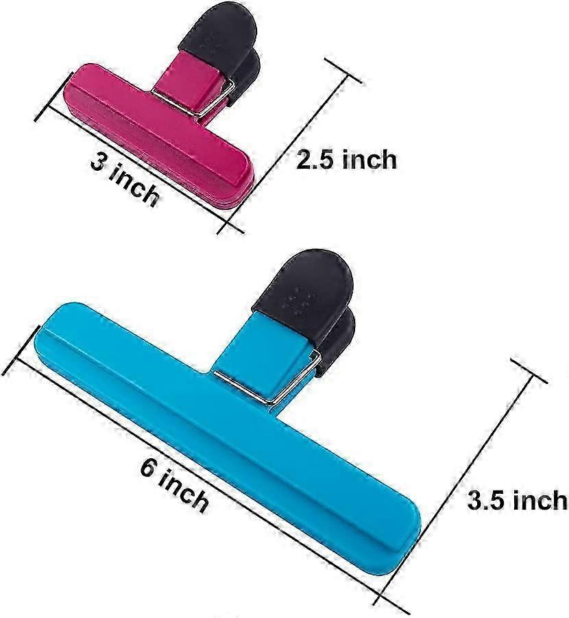 15-Pack Food Bag Clips Two Sizes
