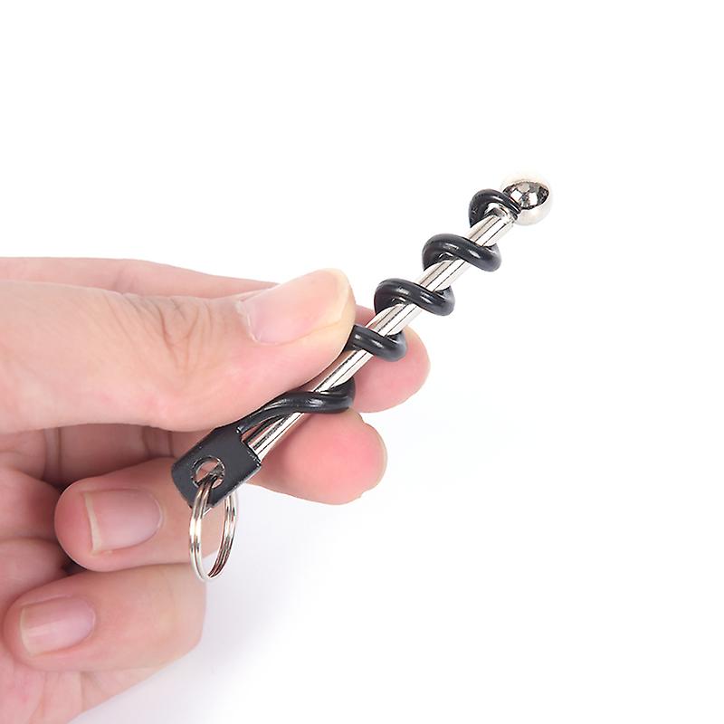 Outdoor Edc Red Wine Bottle Opener Keyring Tool Camping Survival Equipment Tool