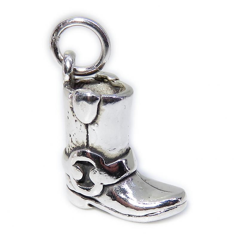 Boot Sterling Silver Charm .925 X 1 Single Boots Charms