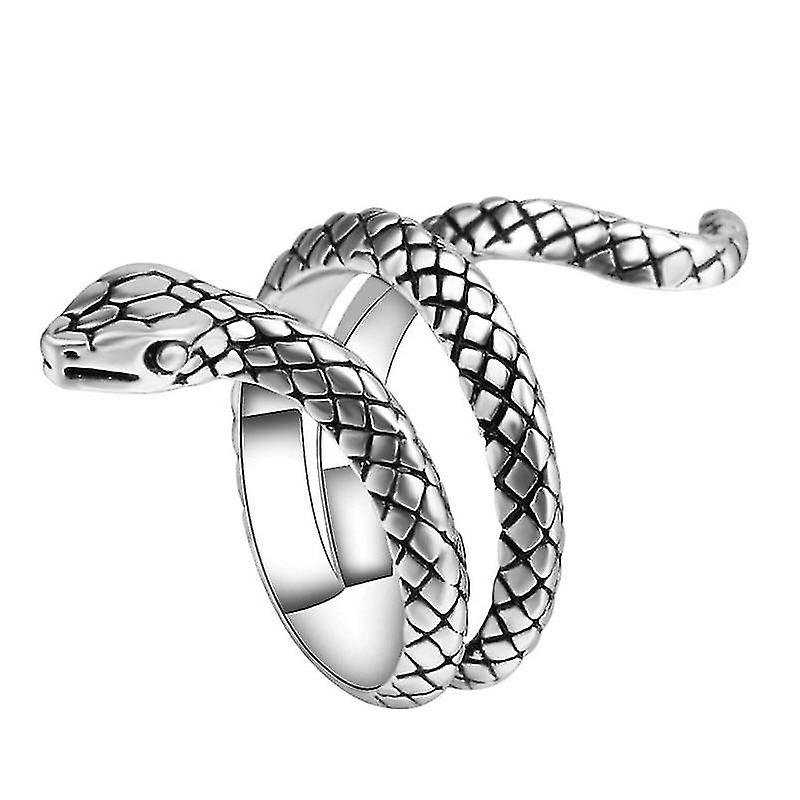 New Retro Punk Exaggerated Spirit Snake Ring