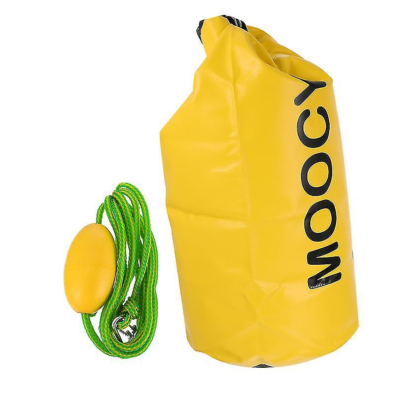 63X39x0.4cm Yellow Pull Buoys Floating Dry Bag 2 In 1 Waterproof Dry Sack Floating Sand Anchor Keeps