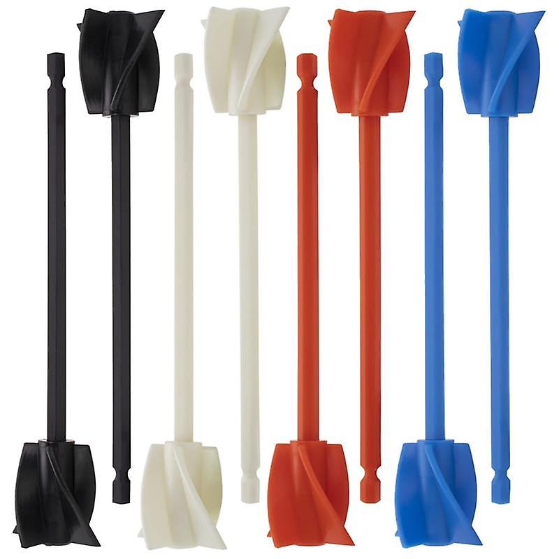 8Pcs Resin Mixer Paddles, Epoxy Mixer Attachment for Mixing, Reusable Paint Mixer, Paint Stirrer At