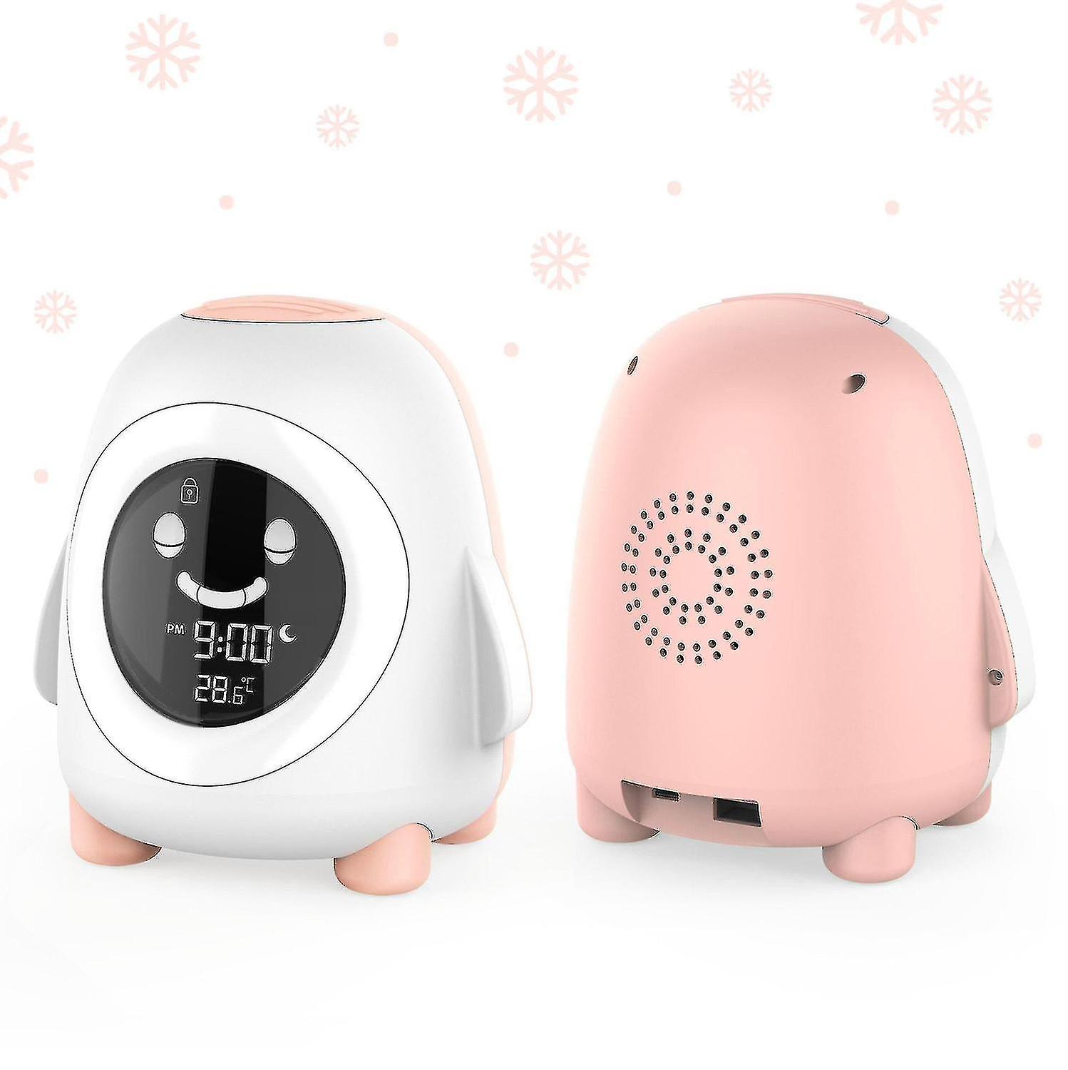 Kids Alarm Clock, Baby Children Sleep Training Clock With Wake Up Light, Digital Alarm Clock Night