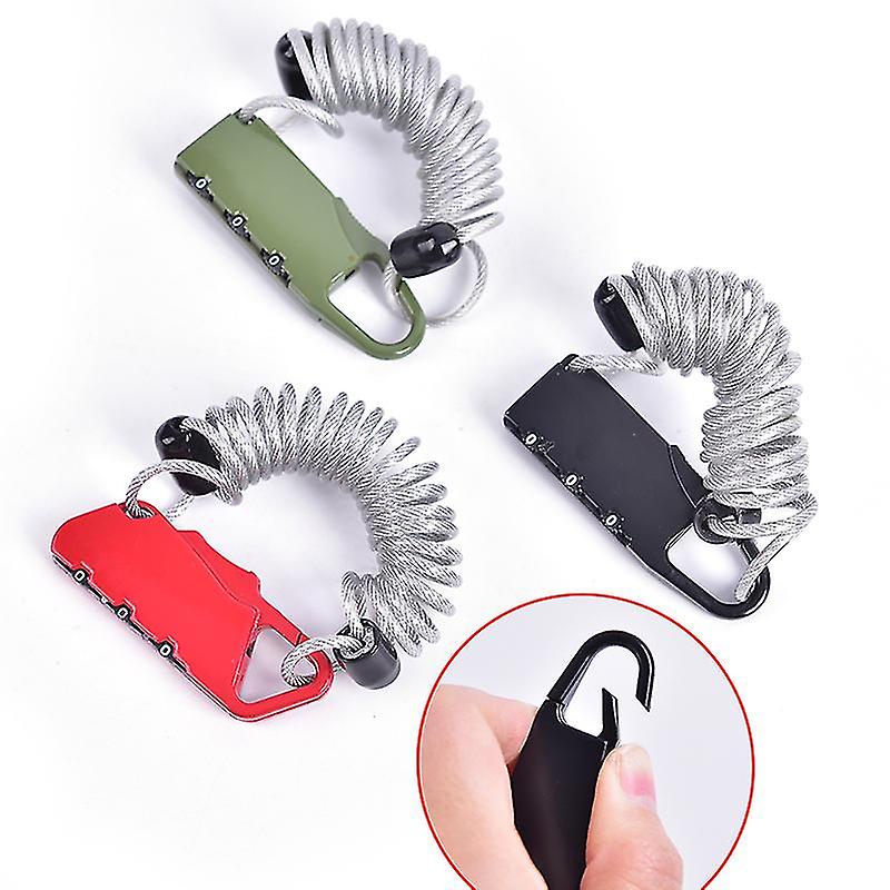 Bicycle Code Lock Bike Anti-theft 3 Digital Security Lock Cable Password Lock