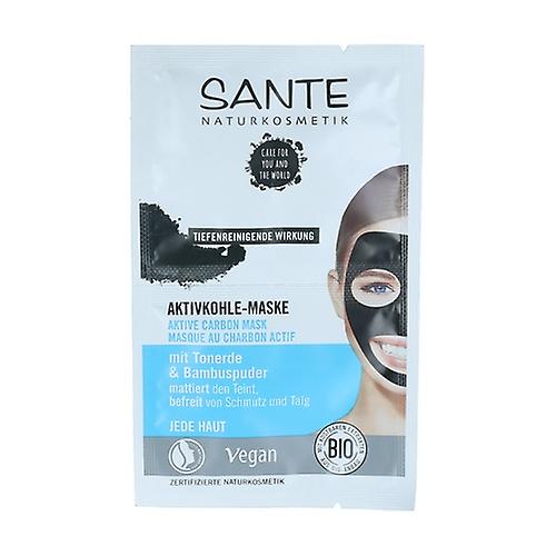 Activated charcoal purifying mask 2 units of 4ml