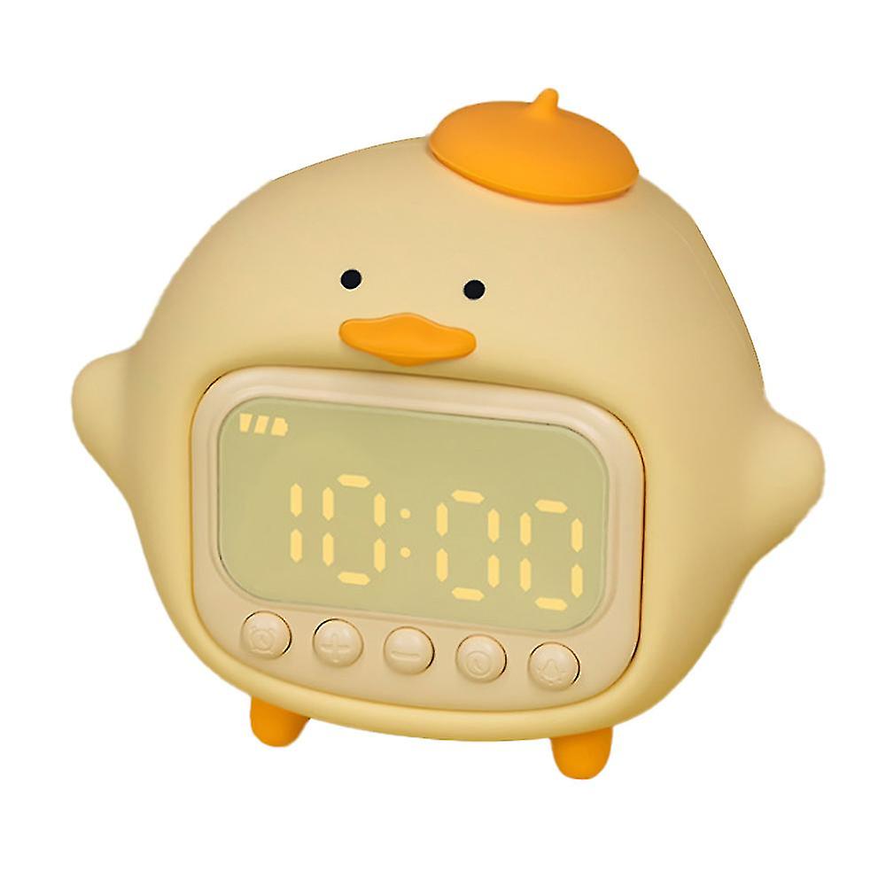 Cute Duckling Alarm Clock, Children's Cute Duckling Wake Up Light