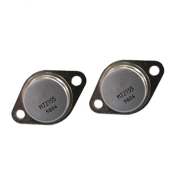 3x2 Sztuka 2N2955 PNP Tranzystor mocy Trioda 100V 15A 110W TO-3