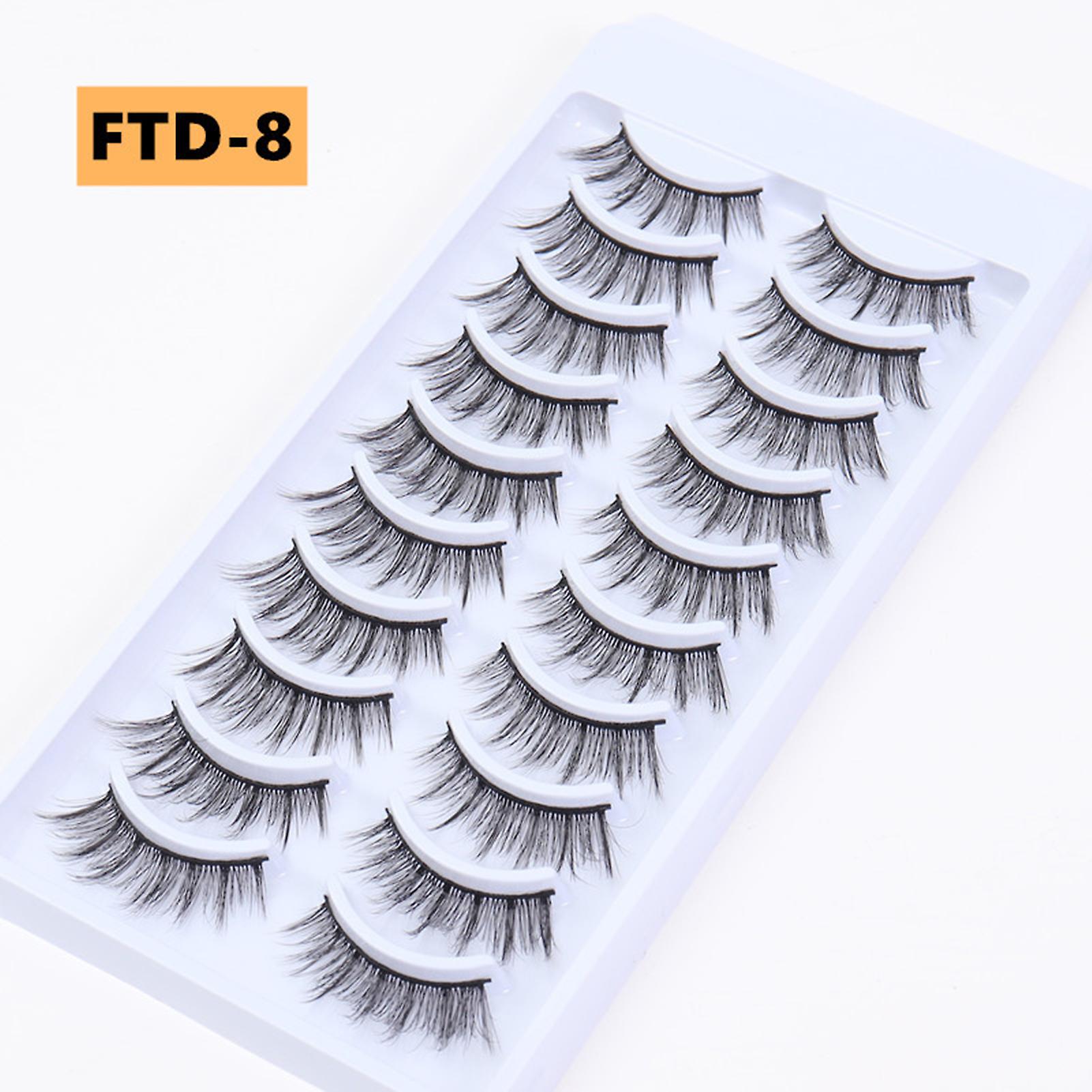 10 Pairs Of Reusable False Eyelashes Com