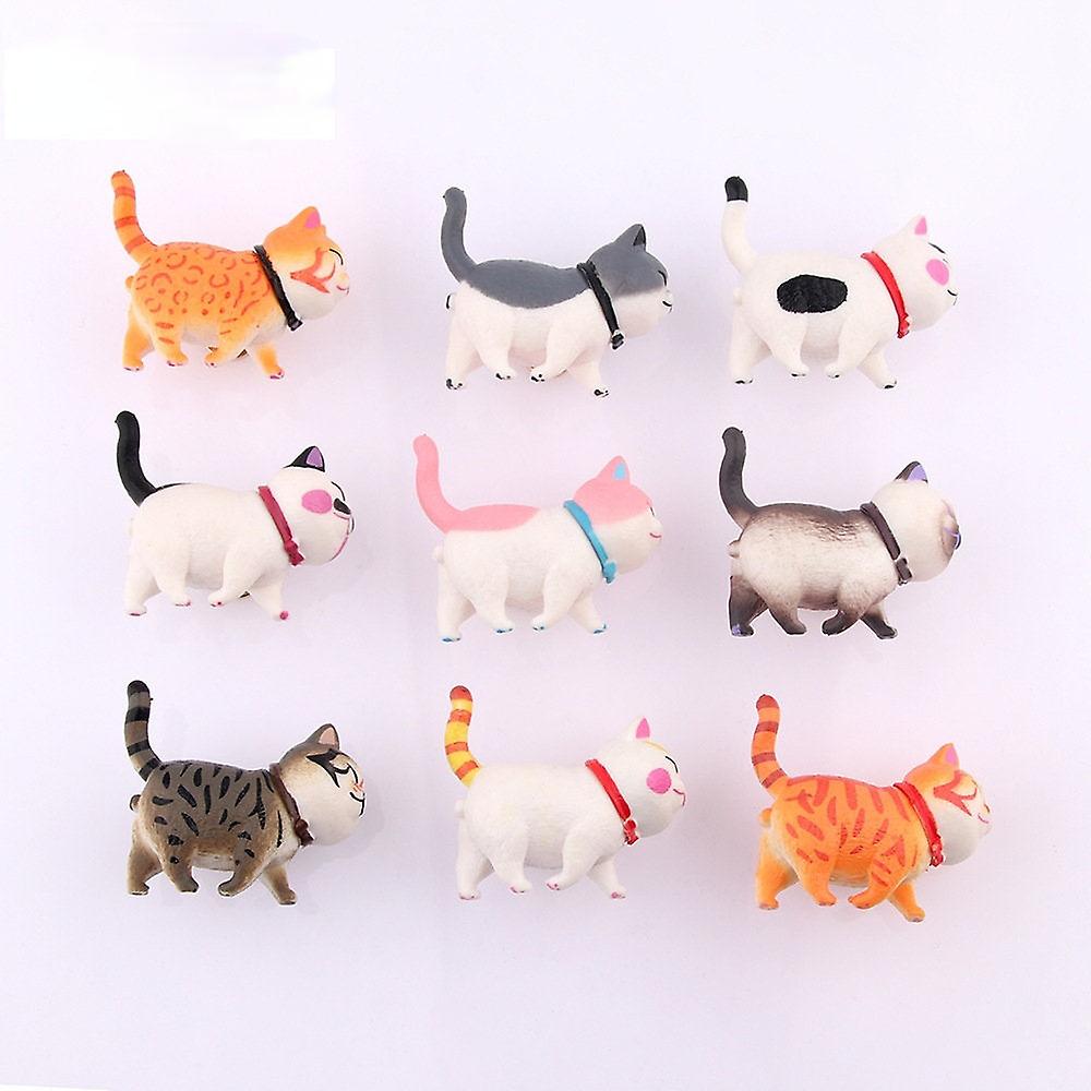 Brass Rotatable Cat Head Cat Handle Cartoon Wardrobe Door Handle Cute Drawer Single Hole Small Handle Drawer Handle