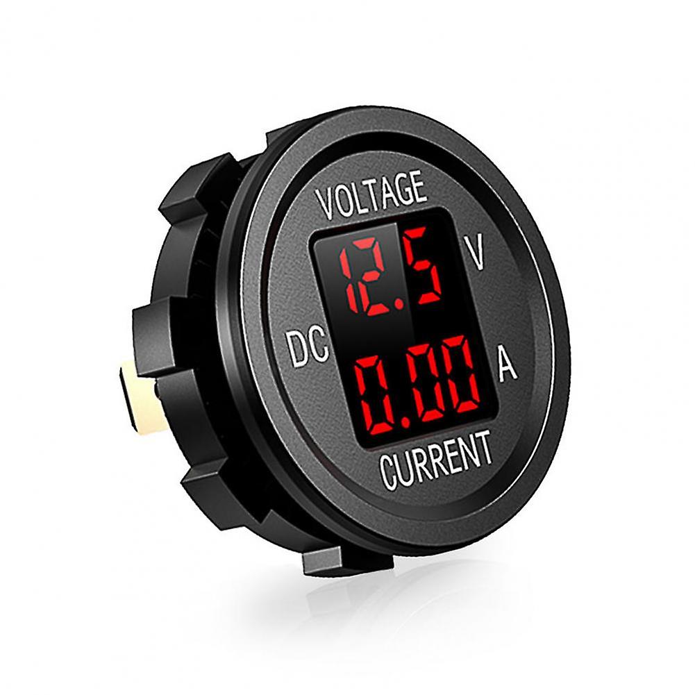 Voltage Current Meter Mini Digital Voltmeter Ammeter Wide Application Accurate 12-24v  Car Digital Voltage Current Meter
