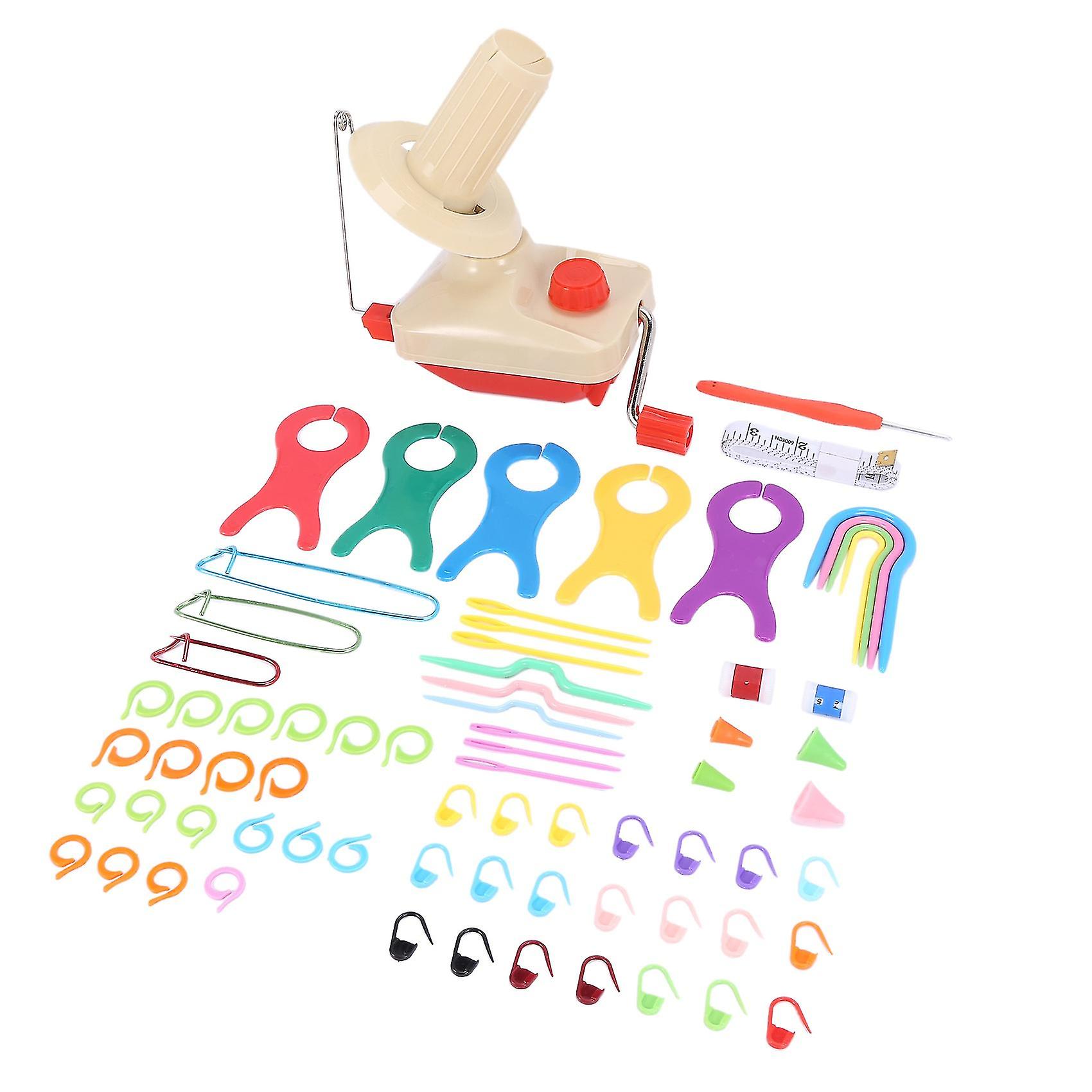 Handheld Yarn Winder Swift Fiber String Ball Wool Winder Holder Practical String Winding Machine Se